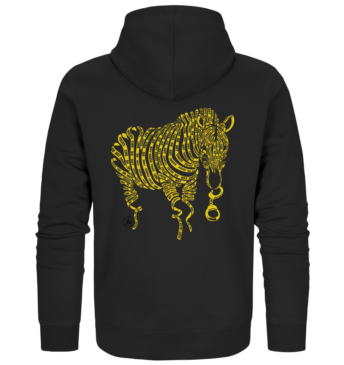 Zebra Nature Crime - Organic Zipper - fcku2-clothing-DE