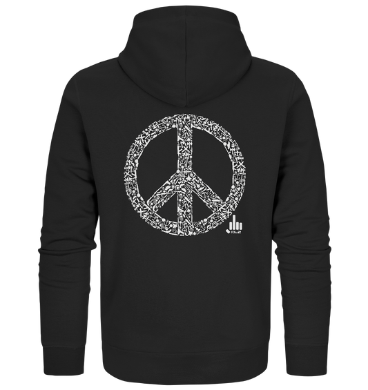 Peace-War - Organic Zipper - fcku2-clothing-DE