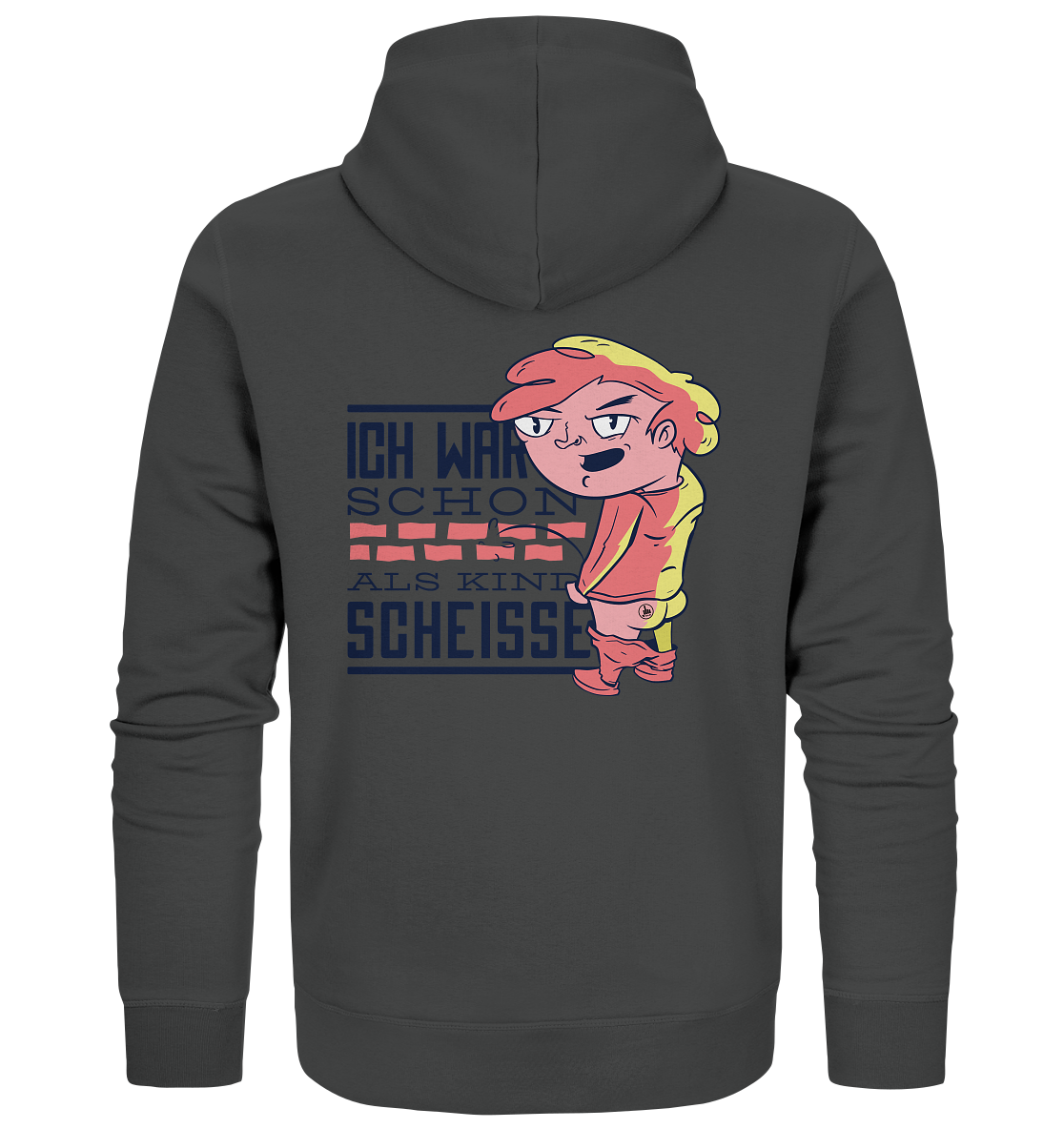 Als Kind - Organic Zipper - fcku2-clothing-DE