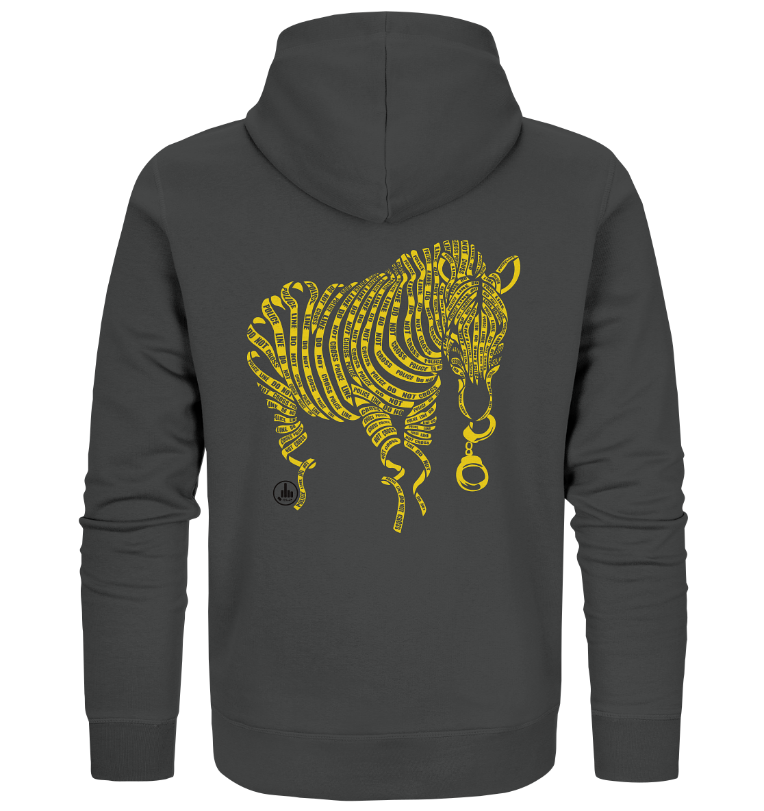 Zebra Nature Crime - Organic Zipper - fcku2-clothing-DE