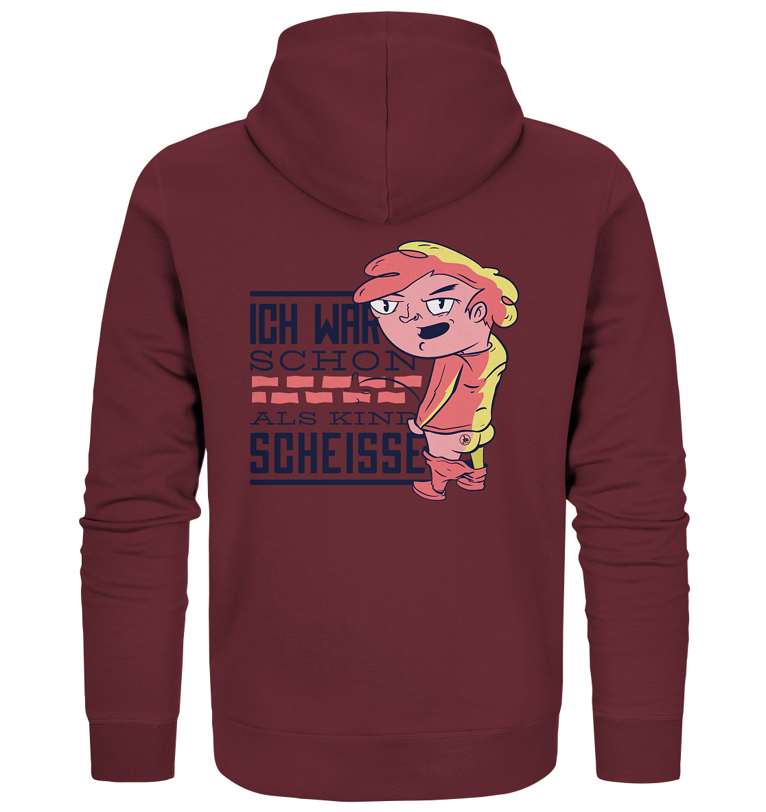 Als Kind - Organic Zipper - fcku2-clothing-DE