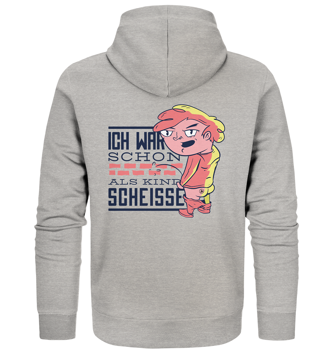 Als Kind - Organic Zipper - fcku2-clothing-DE