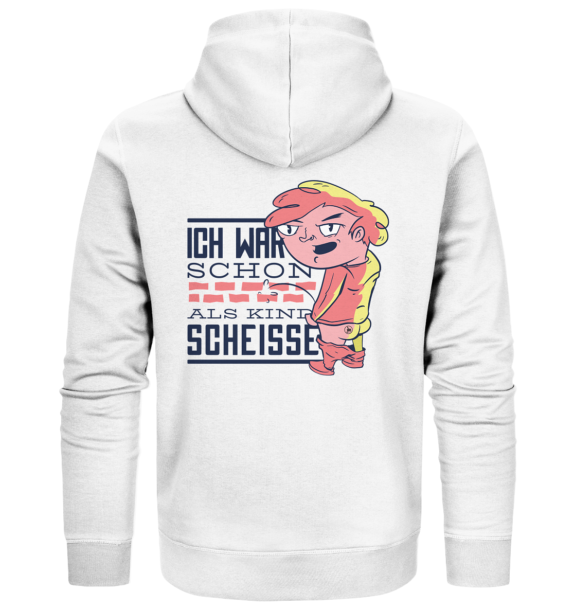 Als Kind - Organic Zipper - fcku2-clothing-DE