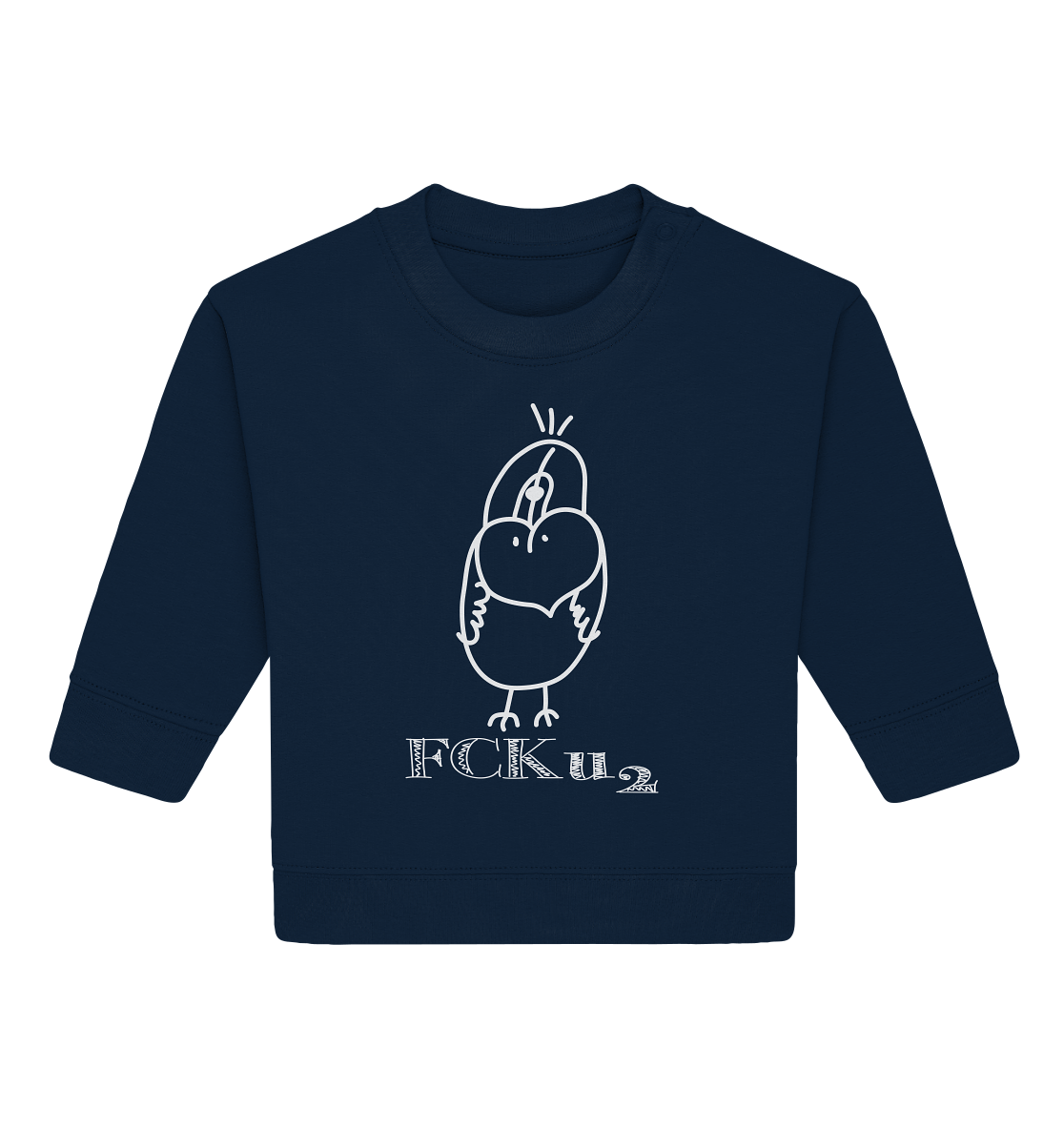 vogel Kids desing - Baby Organic Sweatshirt