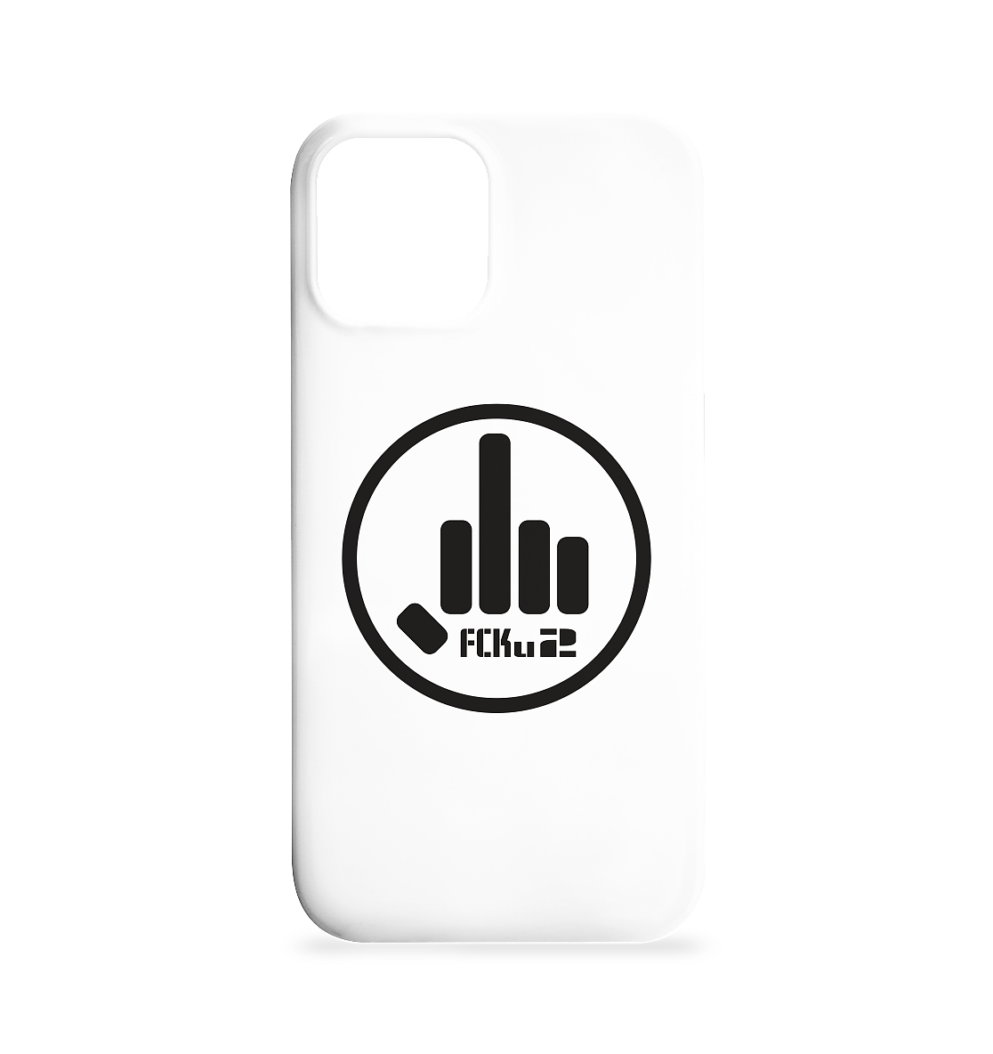 FCKu2 Black Logo - Iphone 12 / 12 Pro Handyhülle