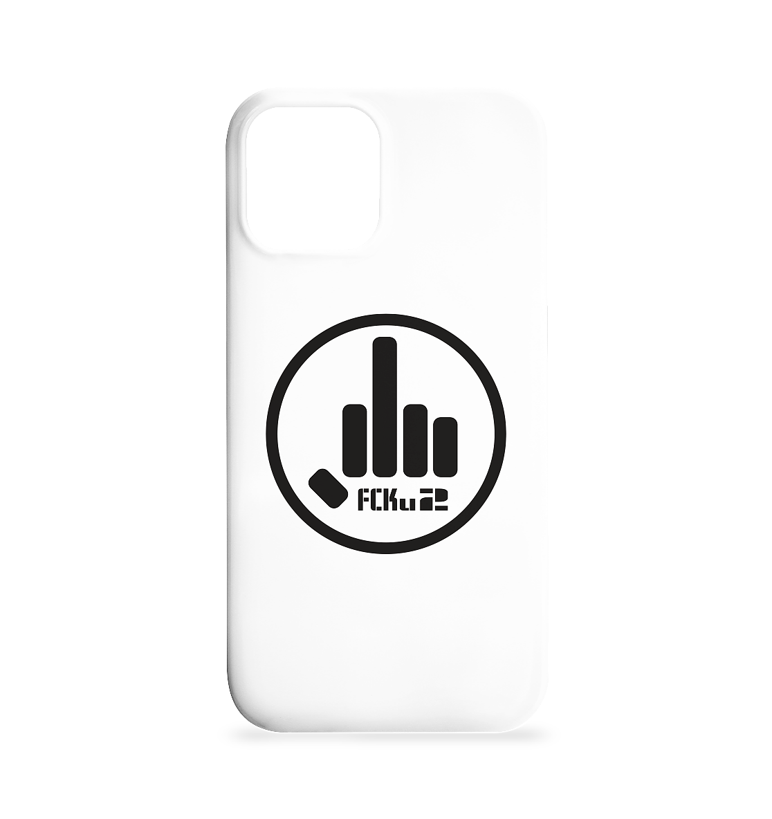 FCKu2 Black Logo  - Iphone 12 / 12 Pro Handyhülle