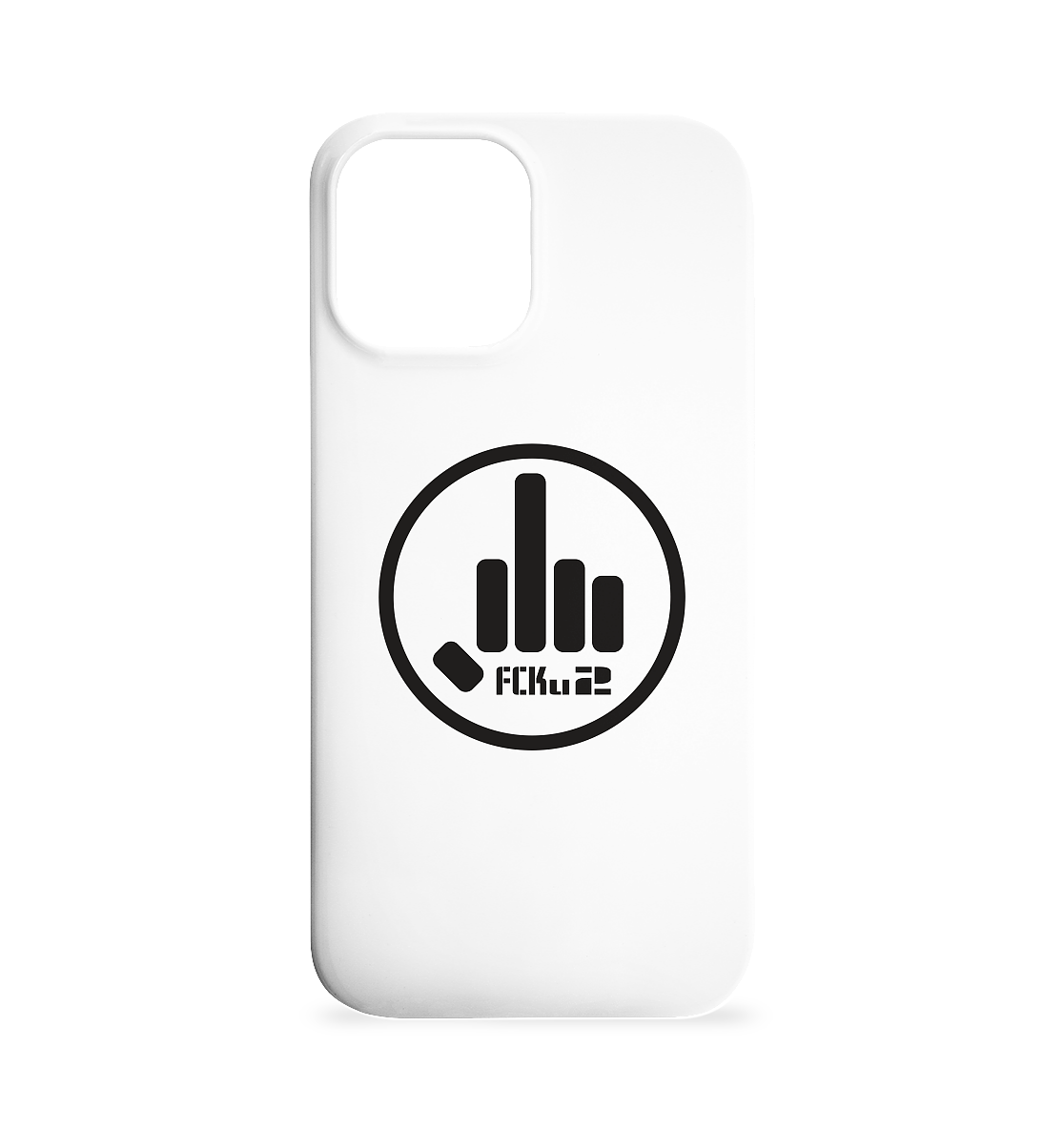 FCKu2 Black Logo - Iphone 12 Max Handyhülle