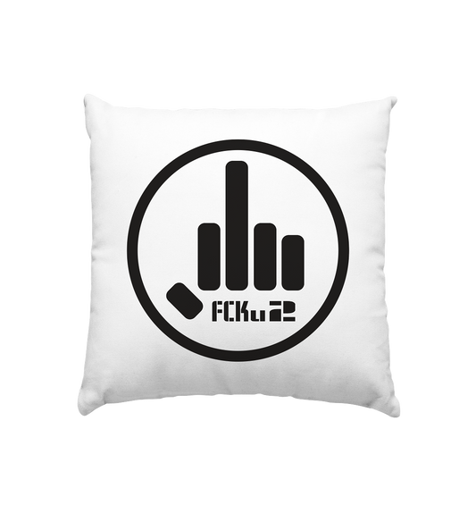 FCKu2 Black Logo  - Kissen 40x40cm
