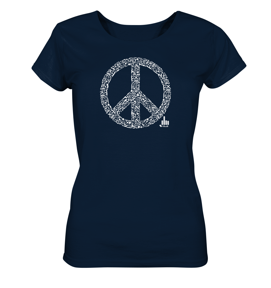 Peace-War - Ladies Organic Shirt - fcku2-clothing-DE