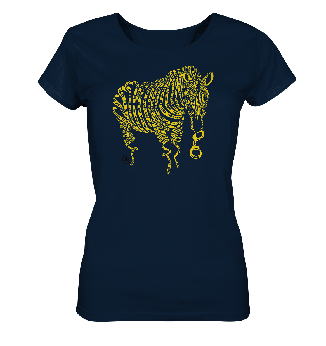 Zebra Nature Crime - Ladies Organic Shirt - fcku2-clothing-DE