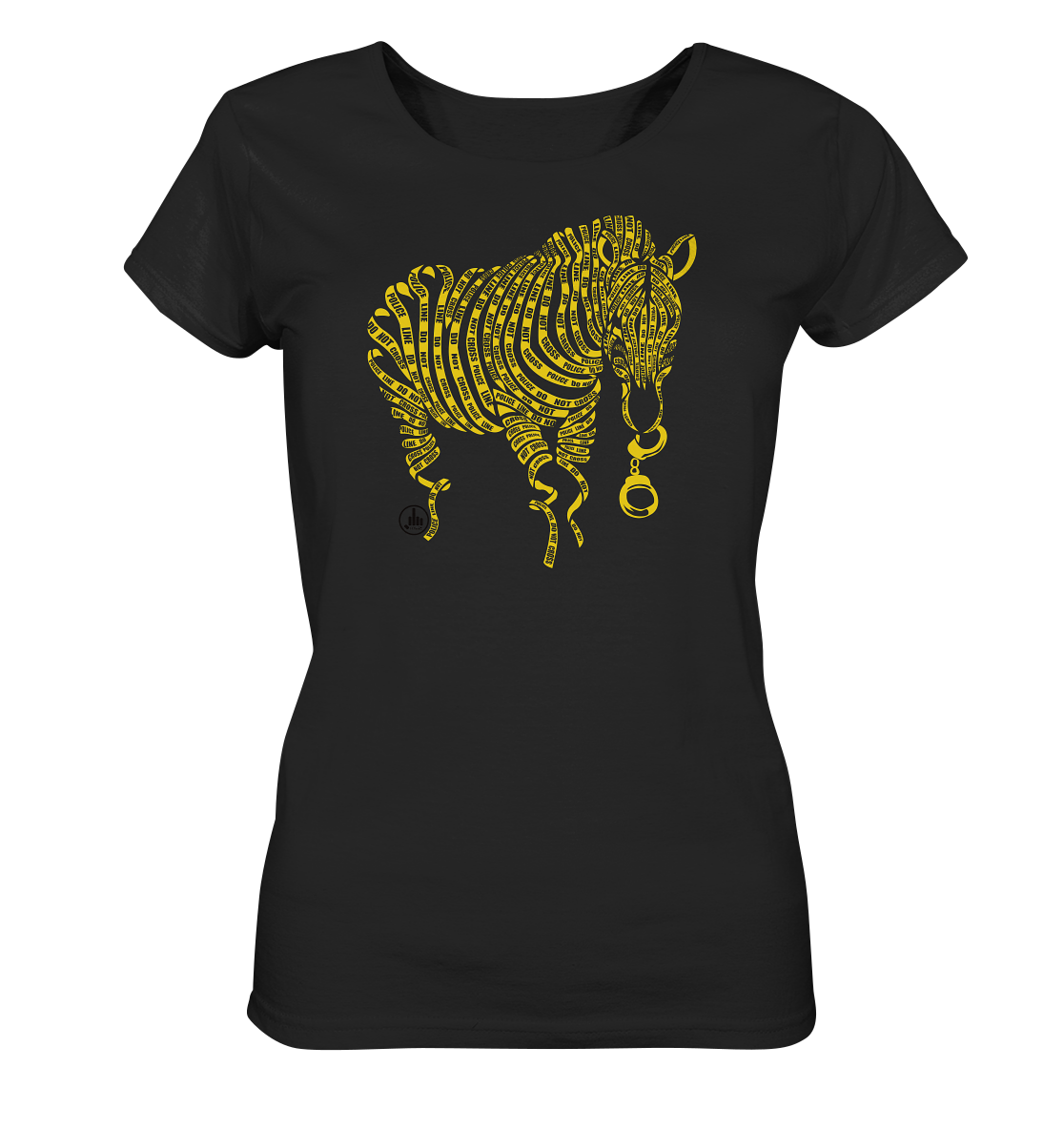 Zebra Nature Crime - Ladies Organic Shirt - fcku2-clothing-DE