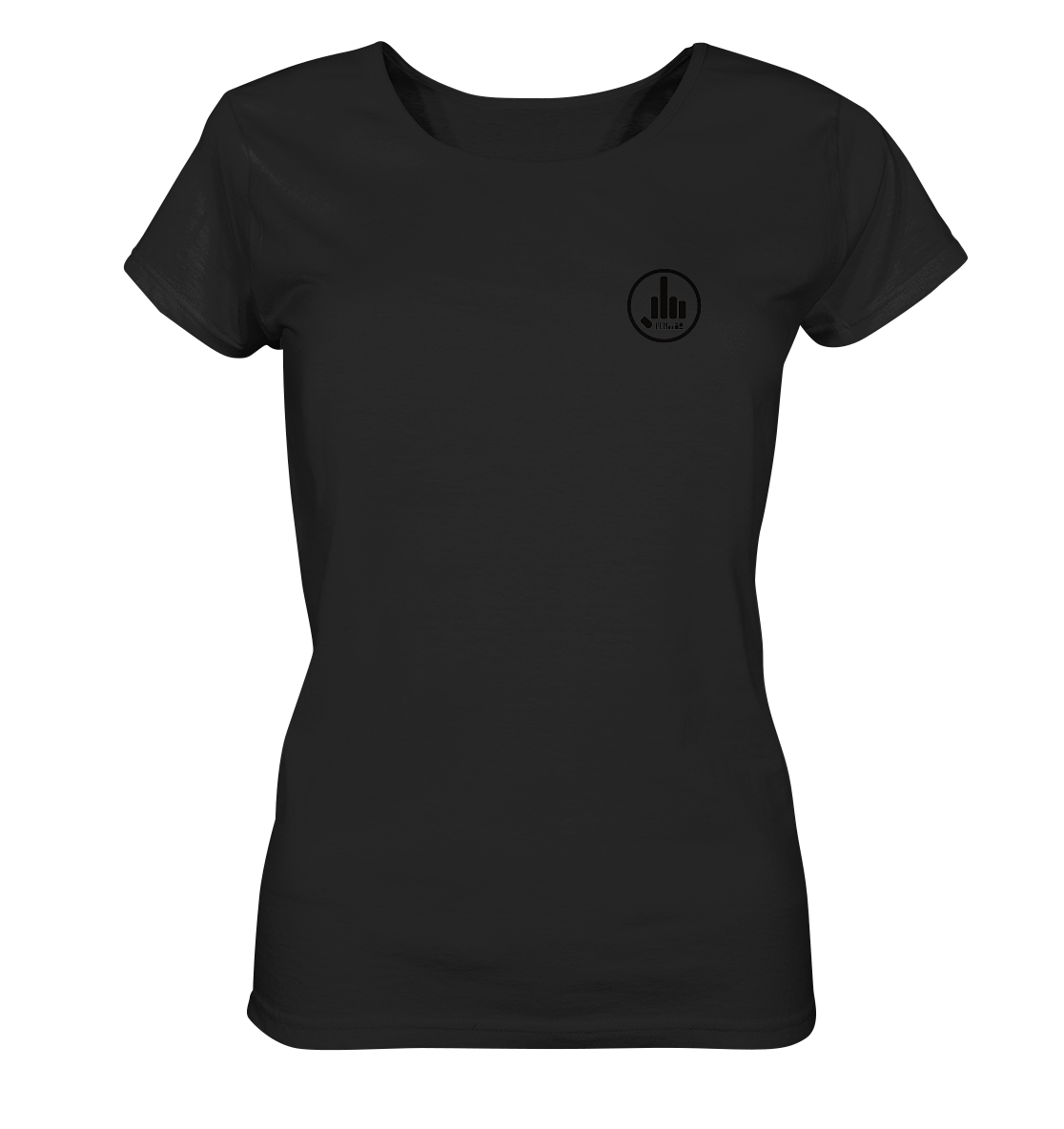 FCKu2 Black Logo - Ladies Organic Shirt