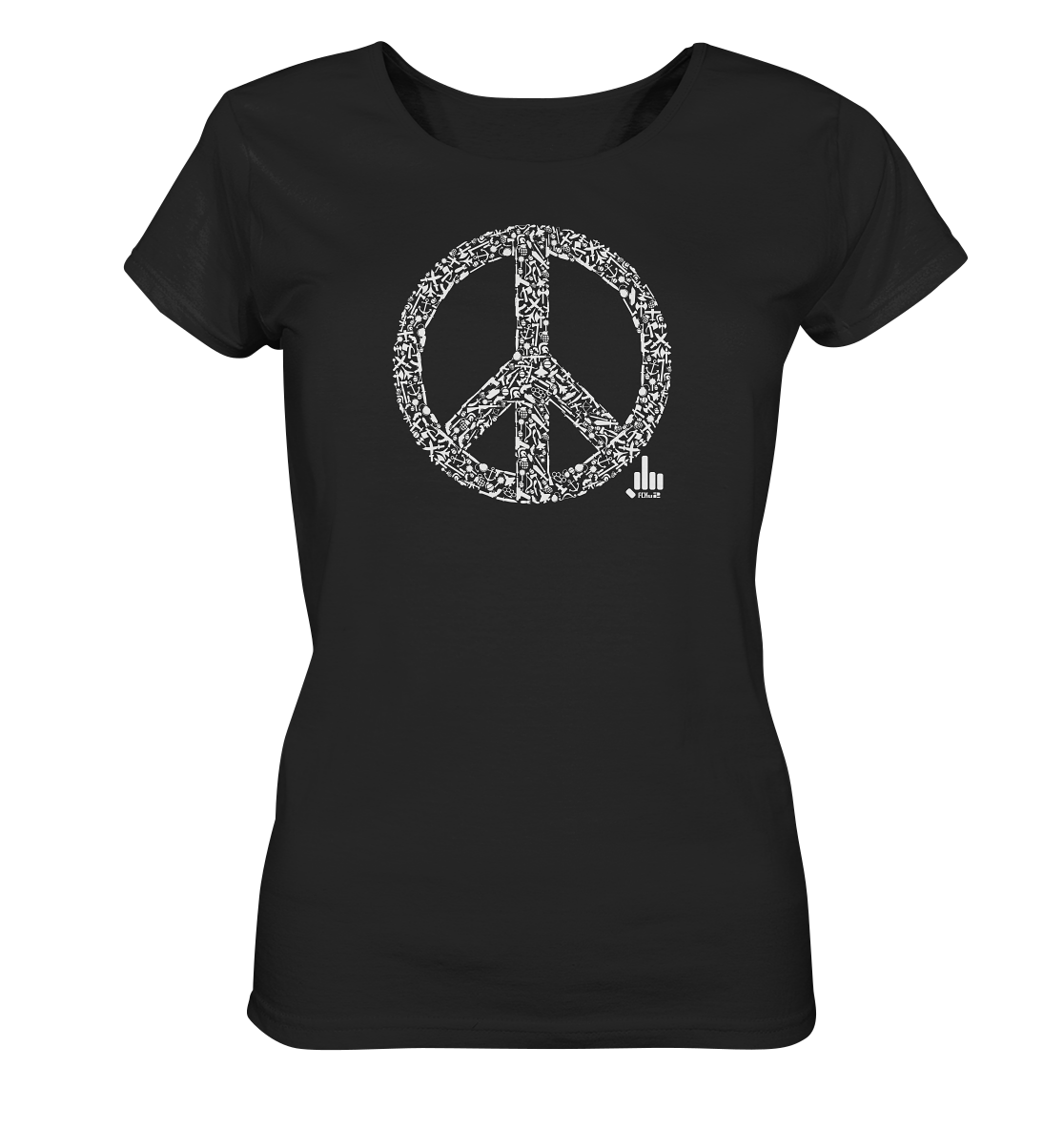 Peace-War - Ladies Organic Shirt - fcku2-clothing-DE