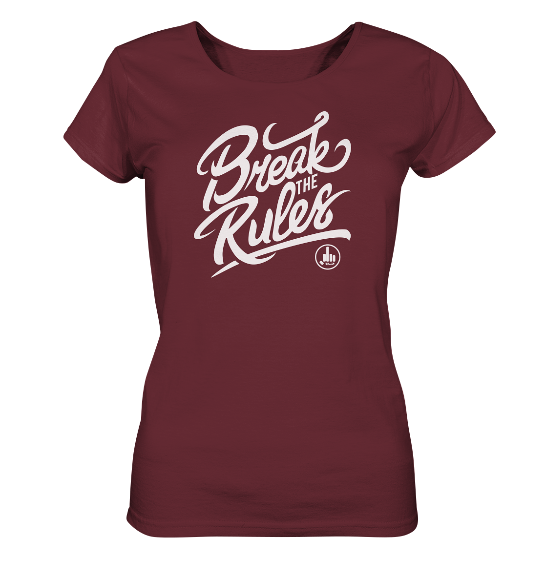 Break the Rules - Ladies Organic Shirt - fcku2-clothing-DE