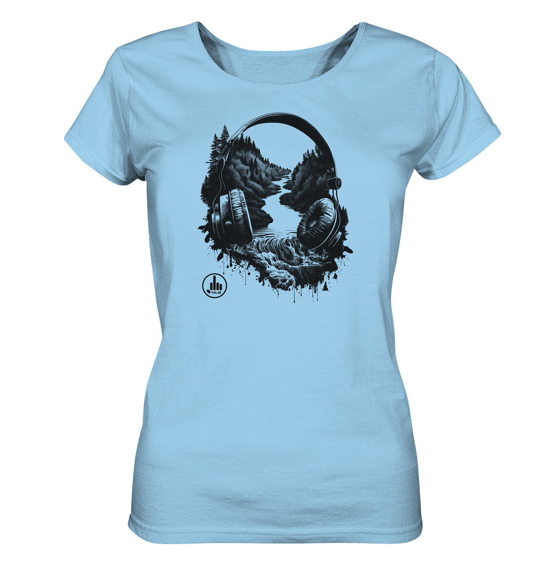 Headphones - Ladies Organic Shirt