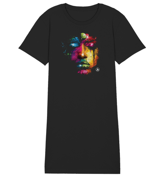 Color Face - Ladies Organic Shirt Dress - fcku2-clothing-DE