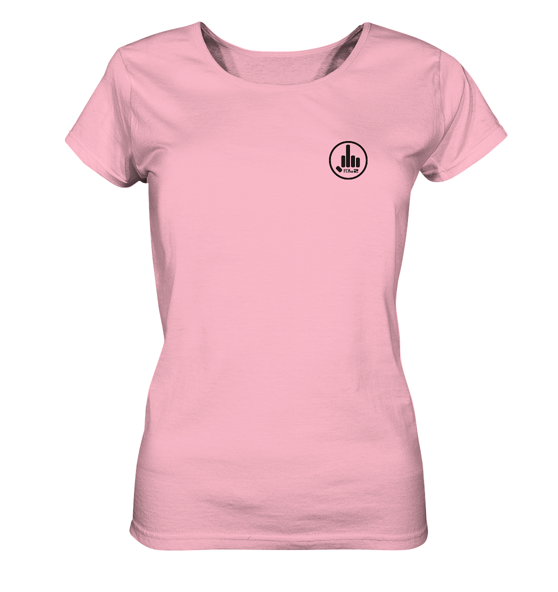 FCKu2 Black Logo - Ladies Organic Shirt