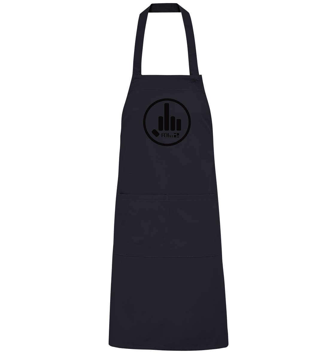 FCKu2 Black Logo - Organic Grillschürze