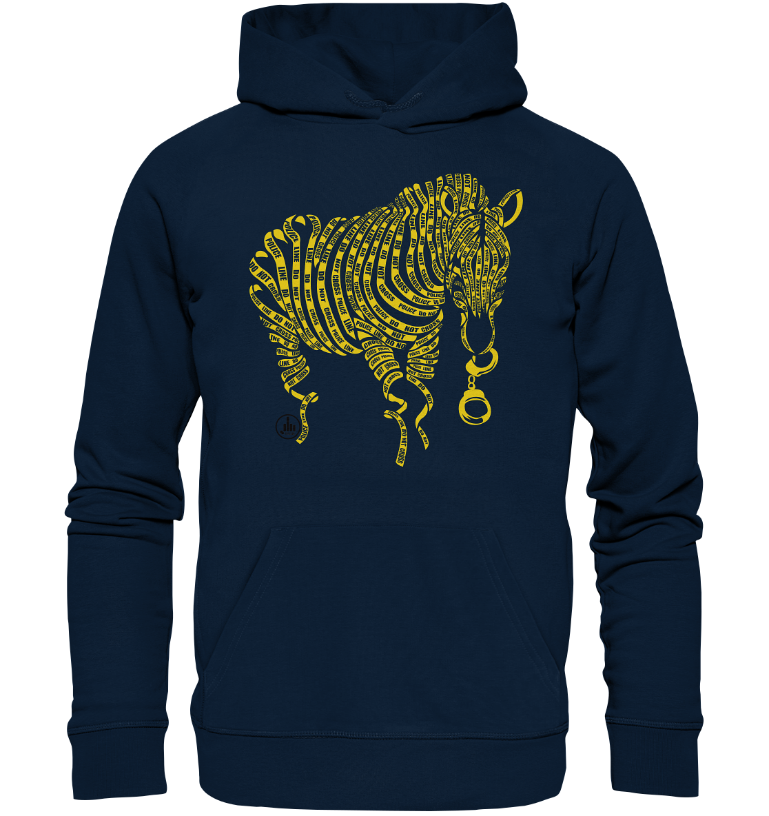 Zebra Nature Crime - Organic Hoodie - fcku2-clothing-DE