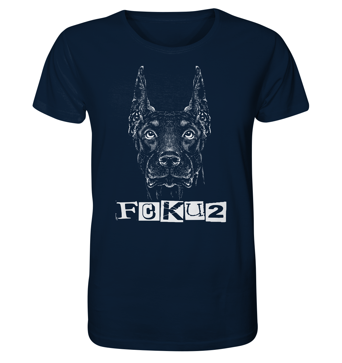 Dobermann - Organic Shirt - fcku2-clothing-DE