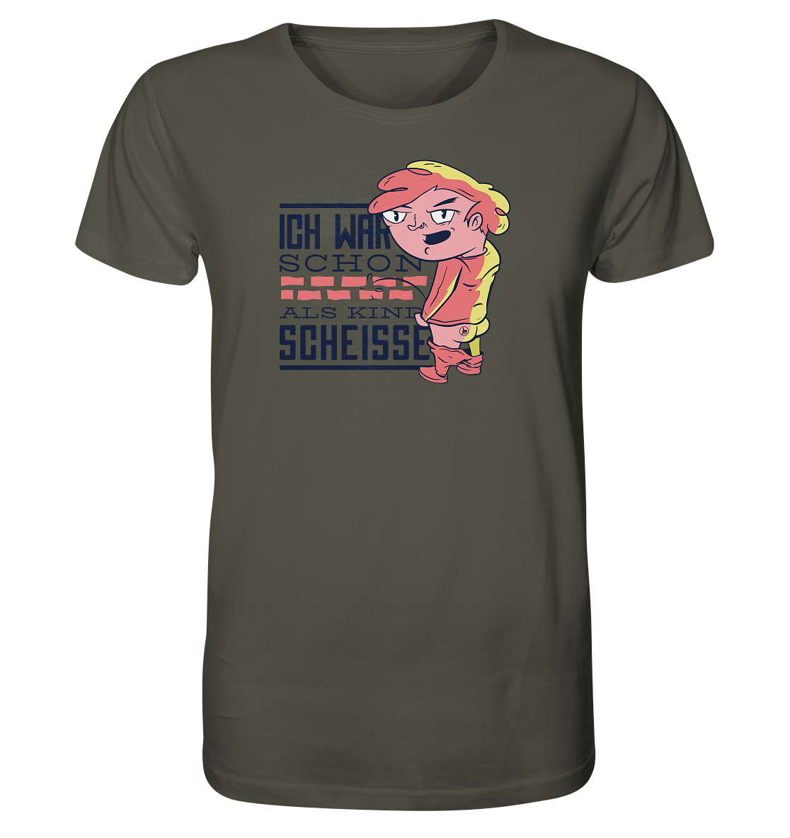 Als Kind - Organic Shirt - fcku2-clothing-DE