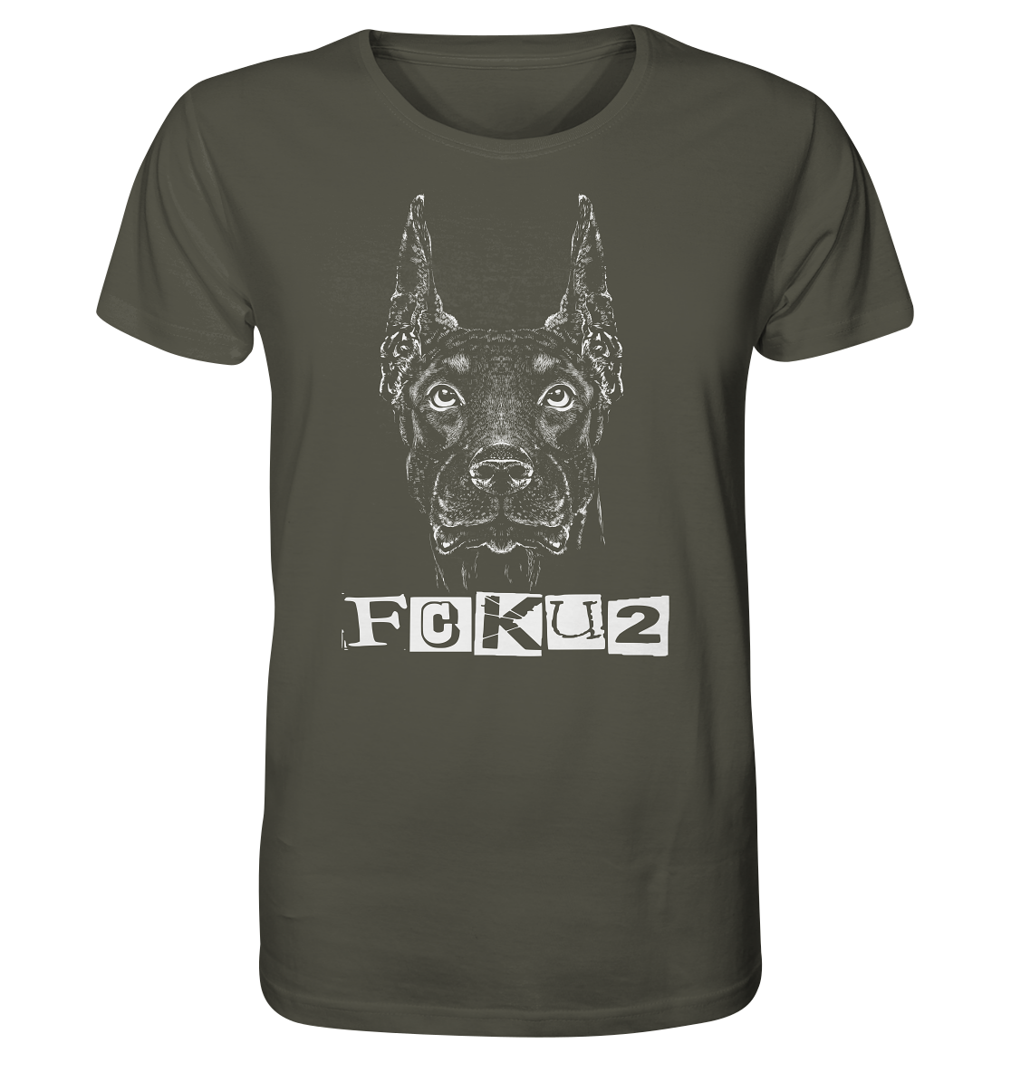 Dobermann - Organic Shirt - fcku2-clothing-DE