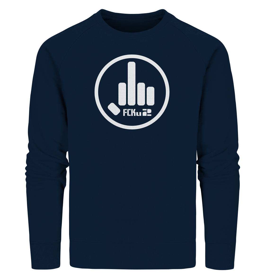 FCKu2 Logo Big - Organic Sweatshirt - fcku2-clothing-DE