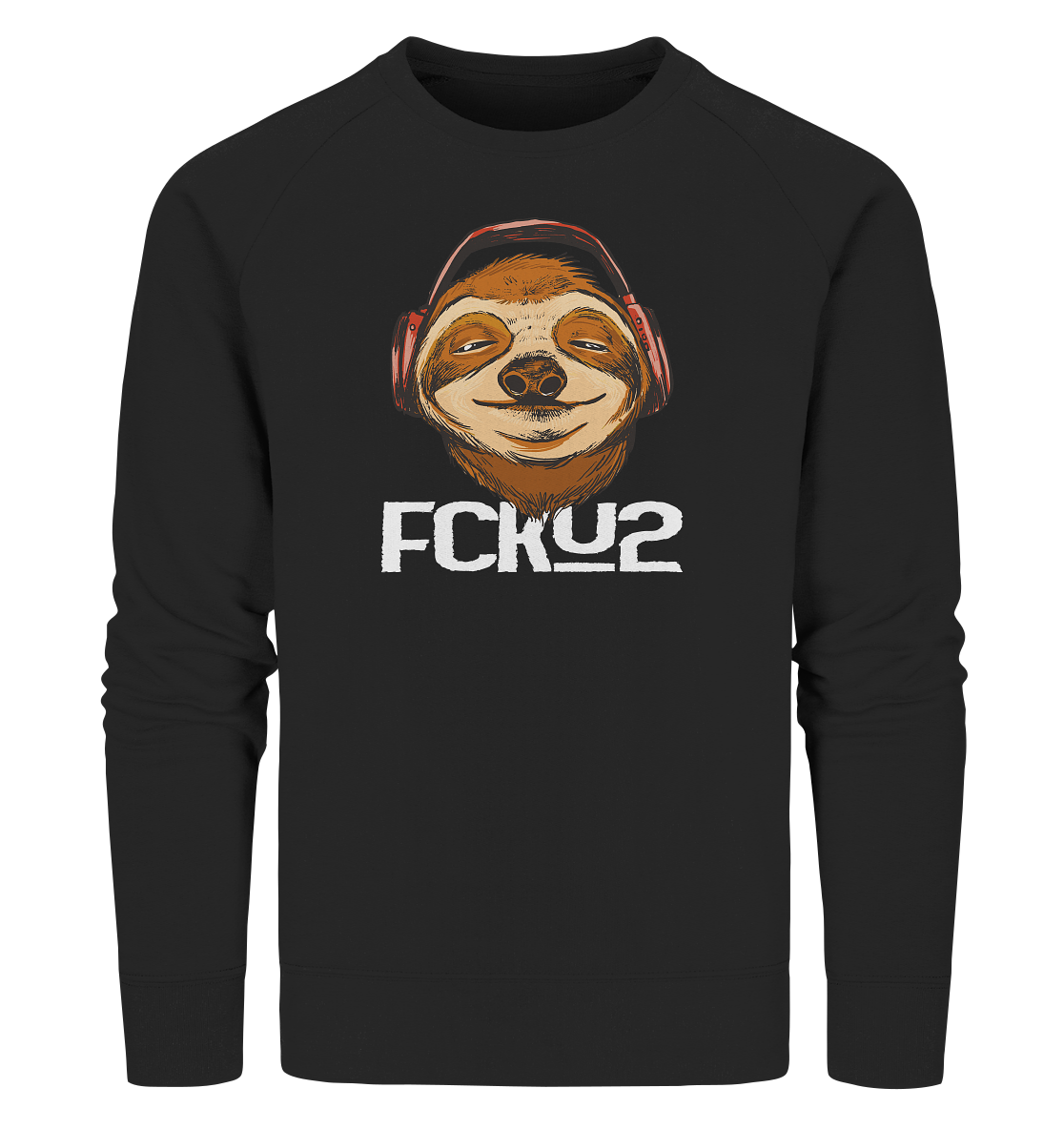 Faultier - Organic Sweatshirt - fcku2-clothing-DE