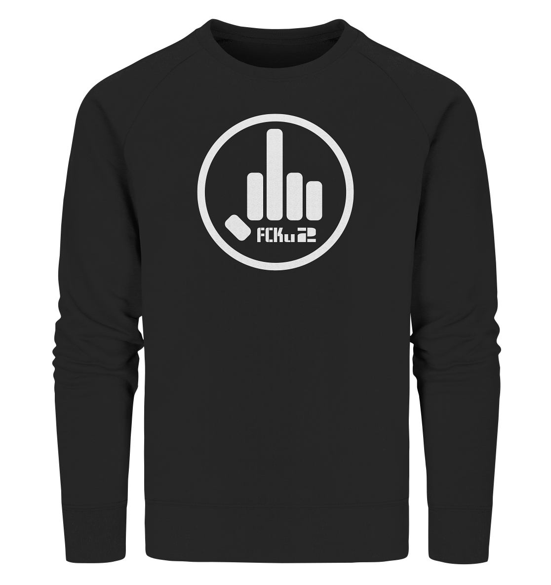 FCKu2 Logo Big - Organic Sweatshirt - fcku2-clothing-DE