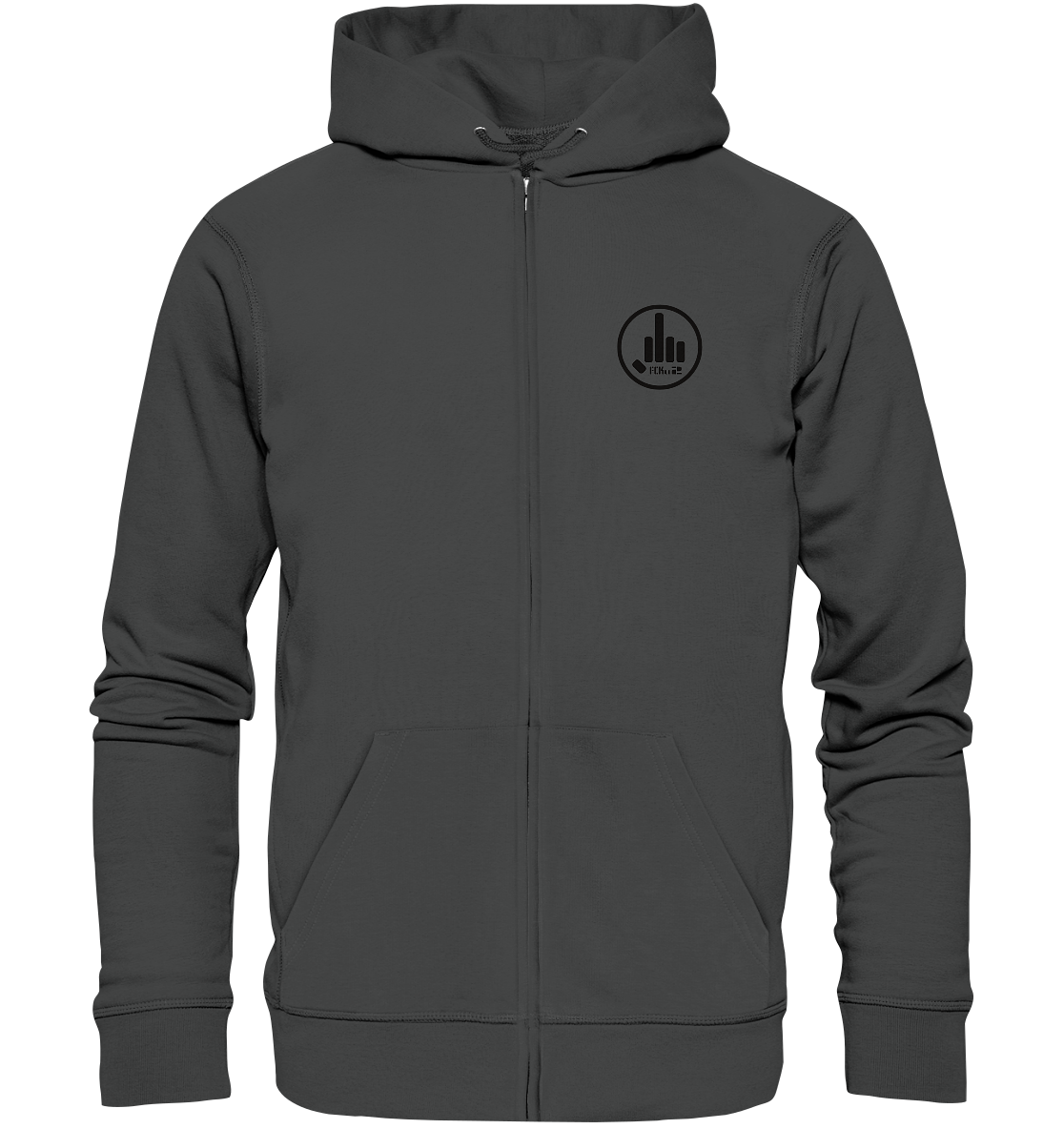 Als Kind - Organic Zipper - fcku2-clothing-DE