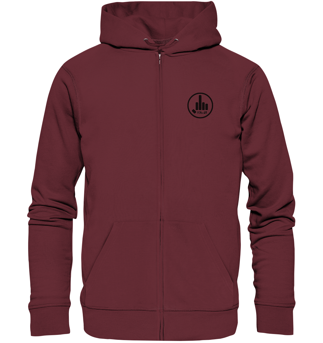 Als Kind - Organic Zipper - fcku2-clothing-DE
