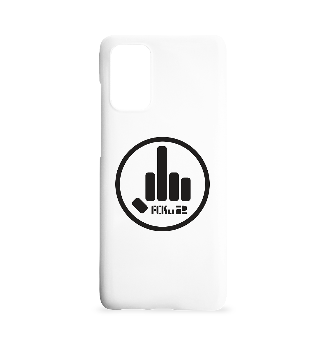 FCKu2 Black Logo - Samsung S20+ Handyhülle