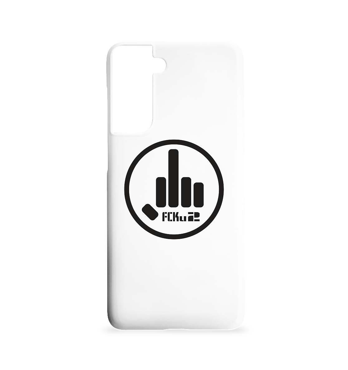 FCKu2 Black Logo - Samsung S21 Handyhülle