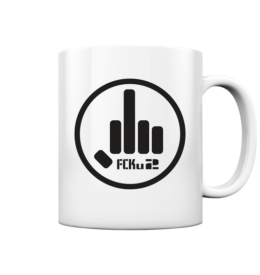 FCKu2 Black Logo  - Tasse glossy