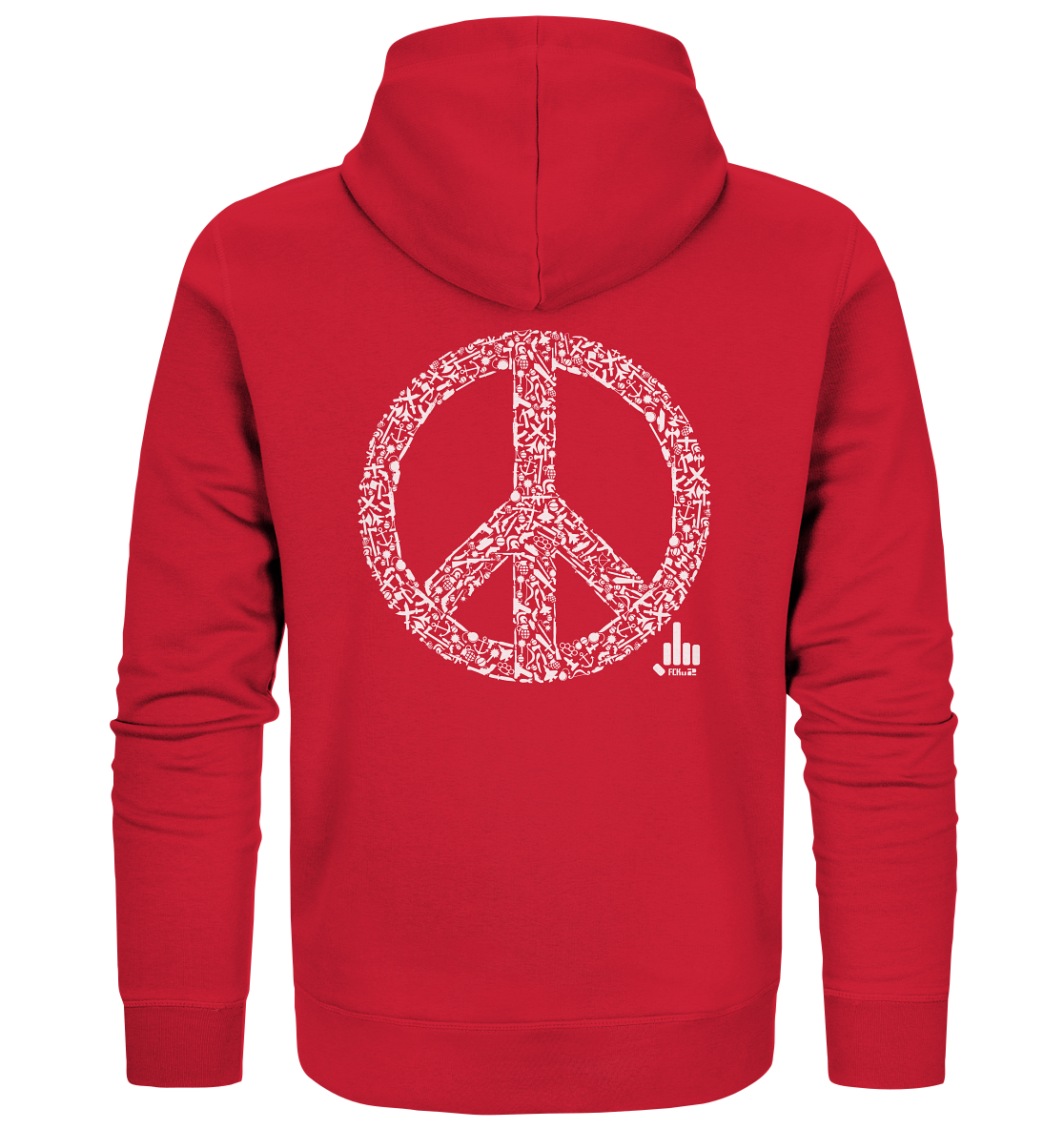 Peace-War - Organic Zipper - fcku2-clothing-DE