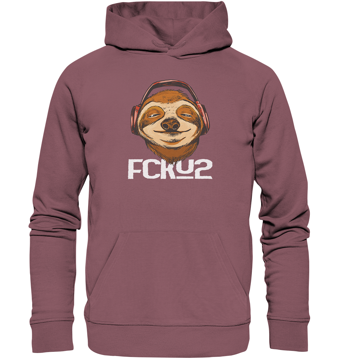 Faultier - Organic Hoodie - fcku2-clothing-DE