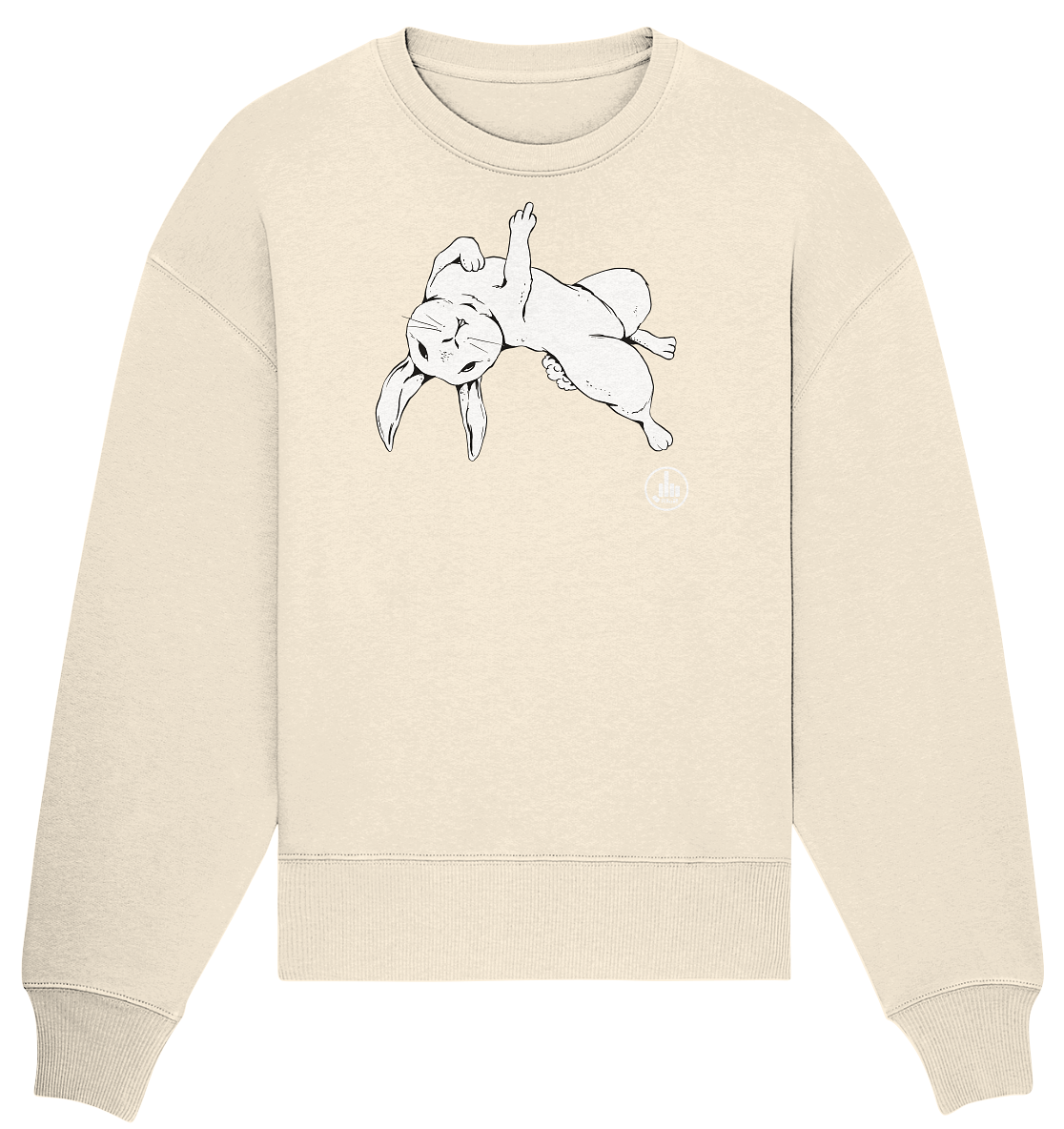 Bunny - Organic Oversize Sweatshirt - fcku2-clothing-DE