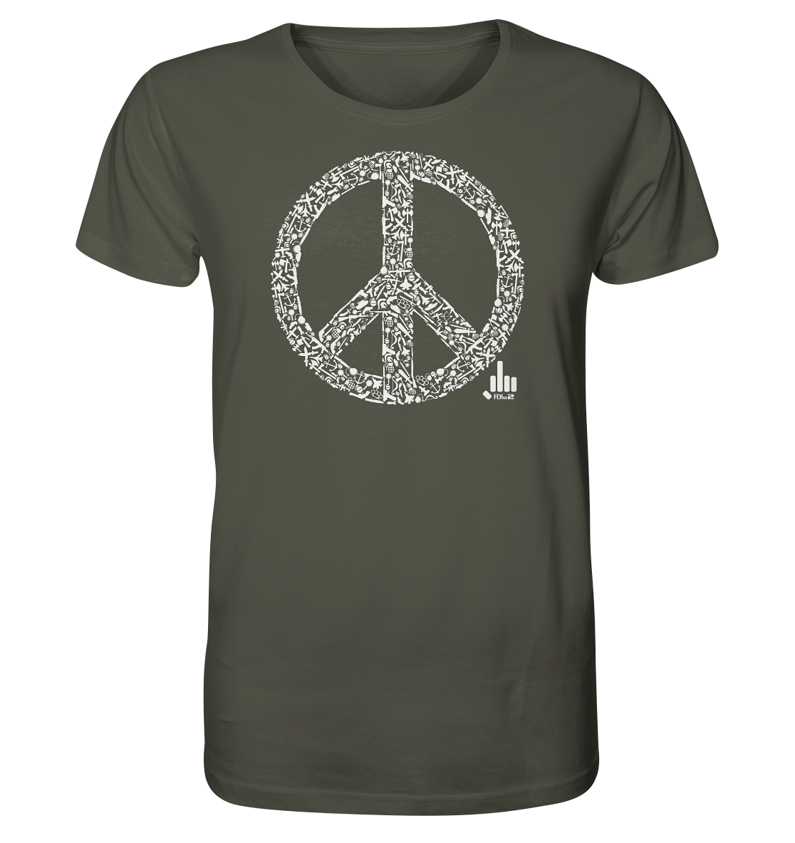 Peace-War - Organic Shirt - fcku2-clothing-DE