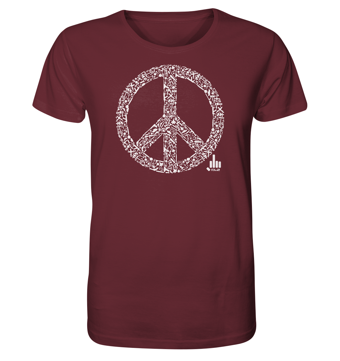 Peace-War - Organic Shirt - fcku2-clothing-DE