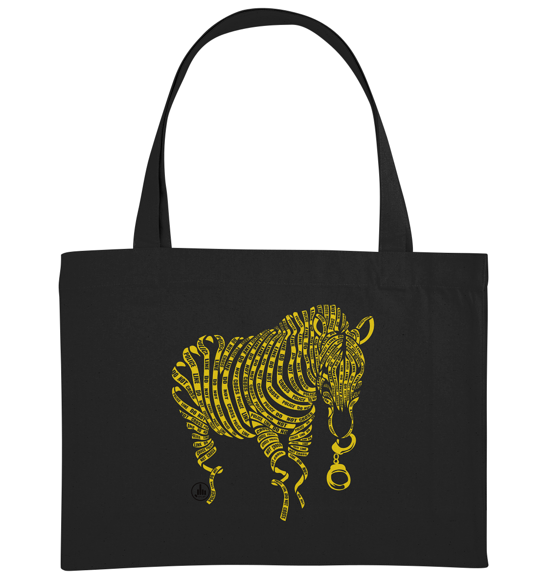 Zebra Nature Crime - Organic Shopping-Bag - fcku2-clothing-DE