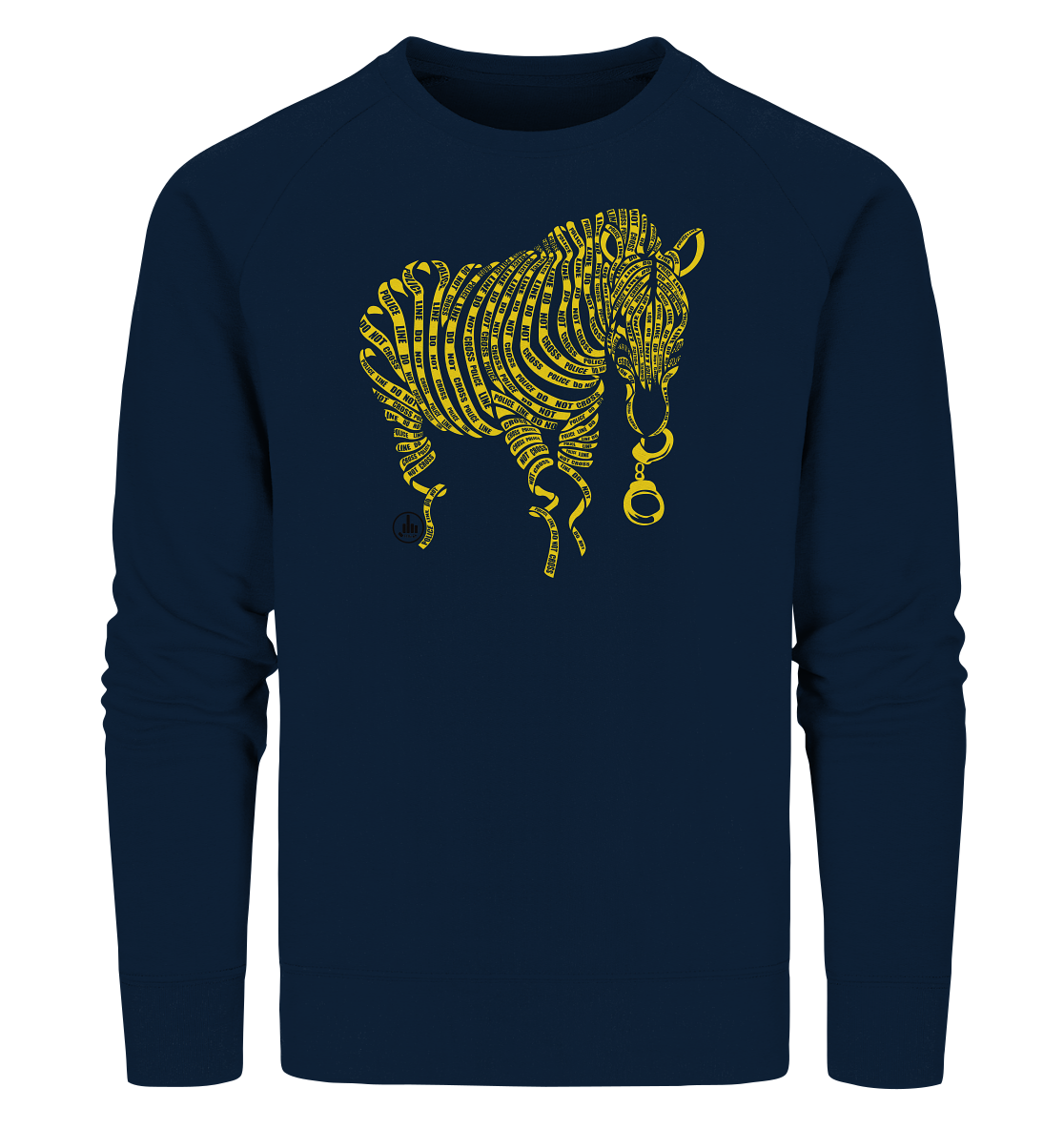 Zebra Nature Crime - Organic Sweatshirt - fcku2-clothing-DE