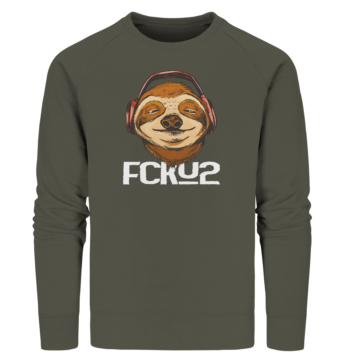 Faultier - Organic Sweatshirt - fcku2-clothing-DE