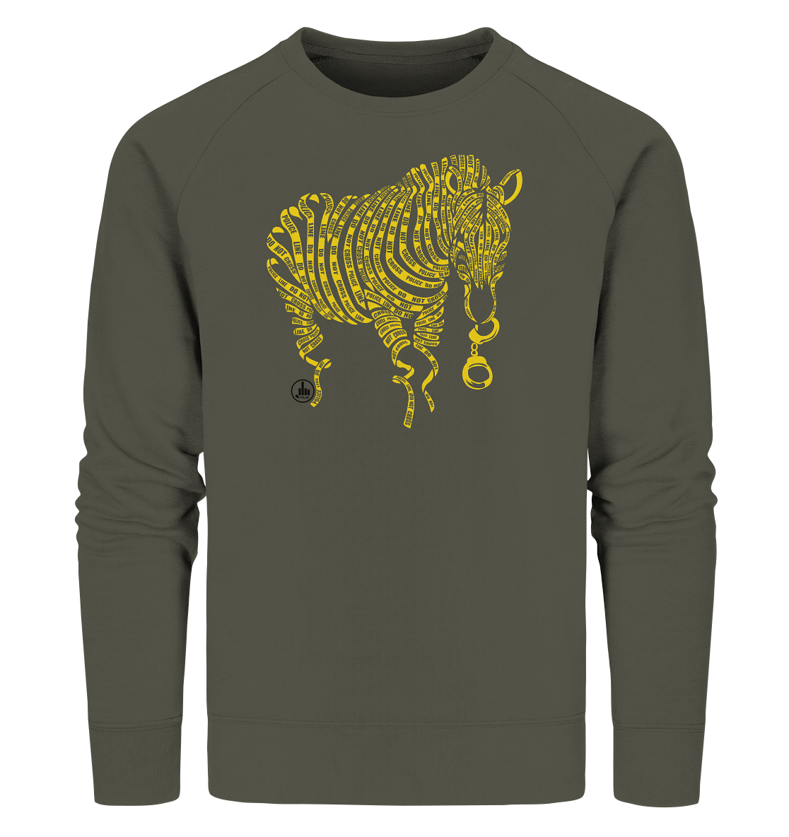 Zebra Nature Crime - Organic Sweatshirt - fcku2-clothing-DE