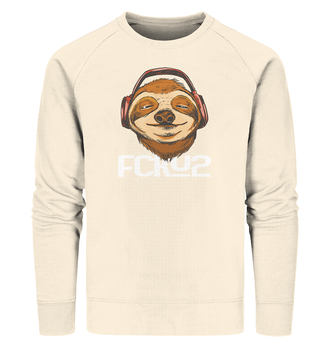 Faultier - Organic Sweatshirt - fcku2-clothing-DE