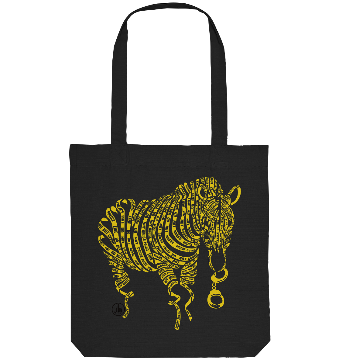 Zebra Nature Crime - Organic Tote-Bag - fcku2-clothing-DE